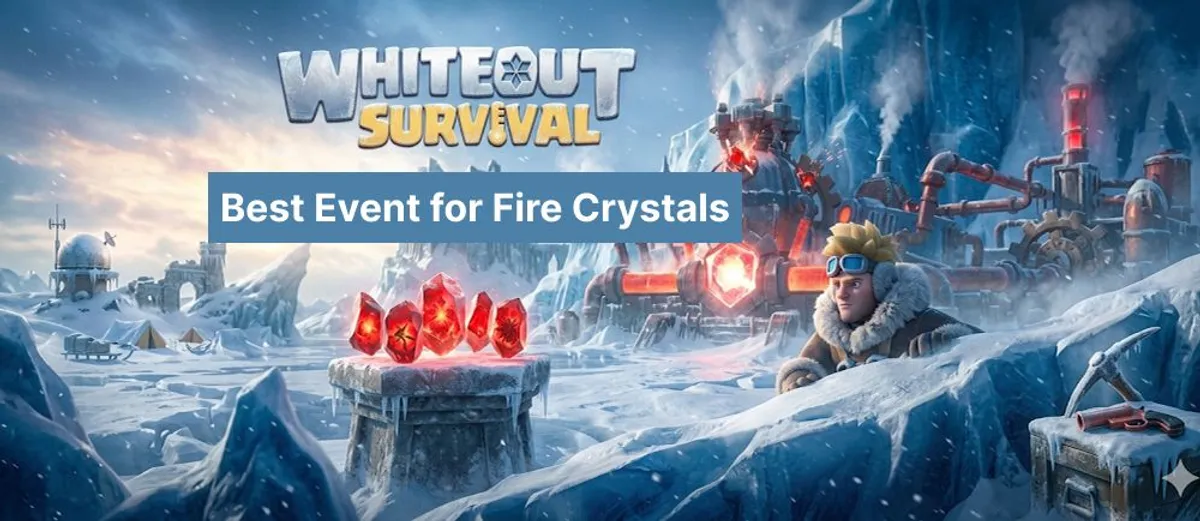 Best Event for Fire Crystals in Whiteout Survival (2026)