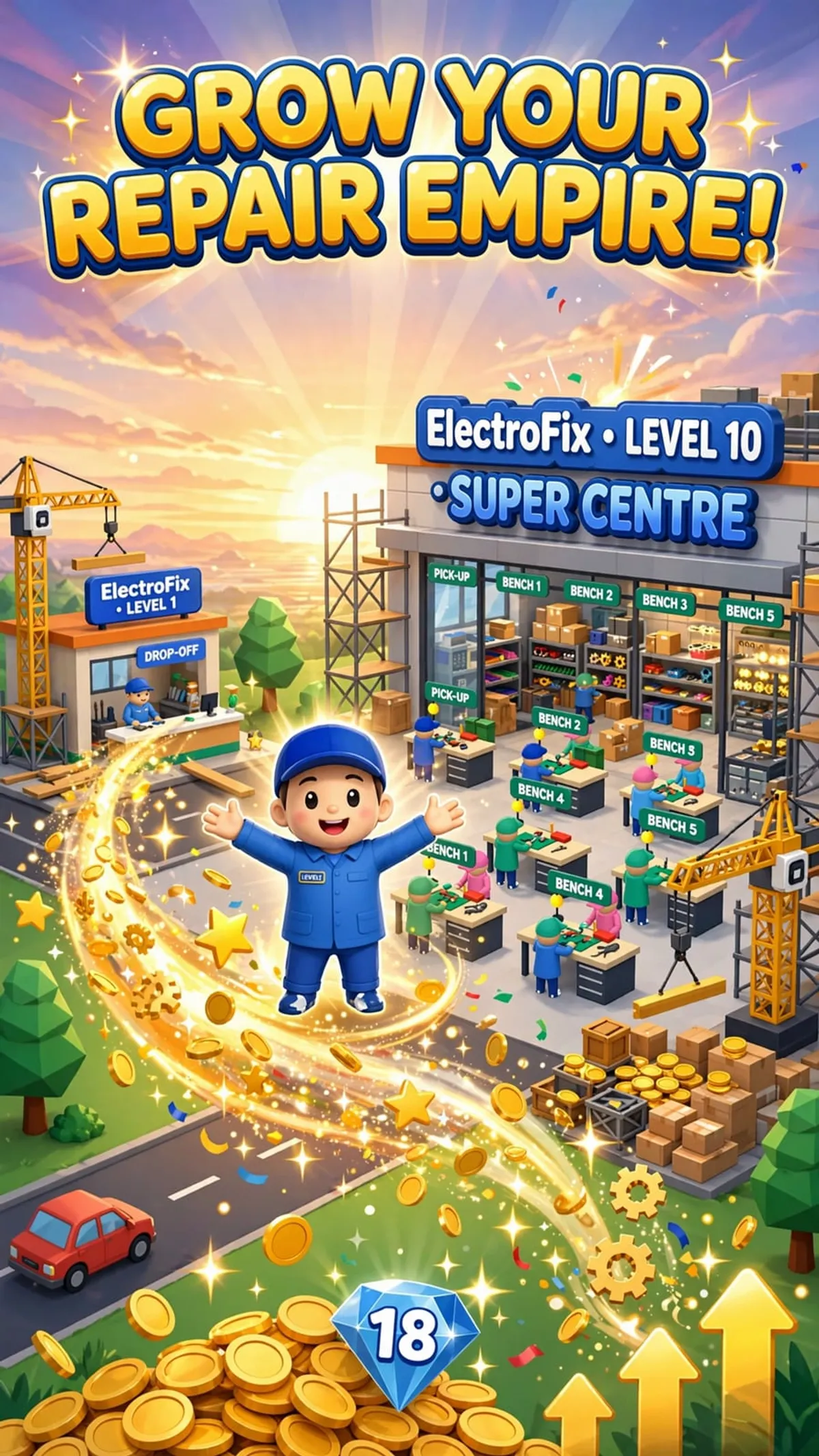 ElectroFix Tycoon Gems and Goals Guide: What to Spend Gems On